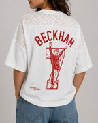 ENGLAND 'BECKS' FLORAL LACE JERSEY