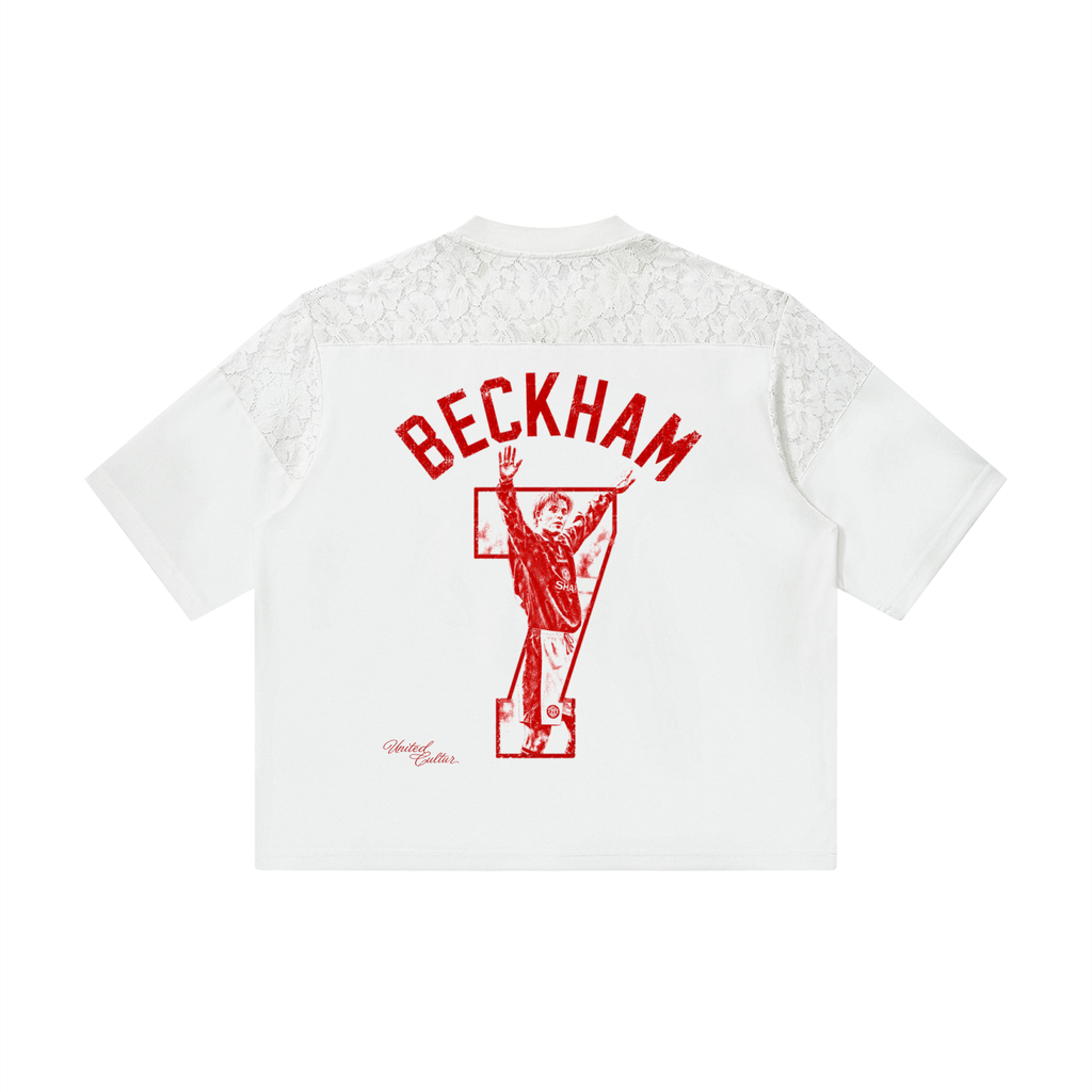ENGLAND 'BECKS' FLORAL LACE JERSEY