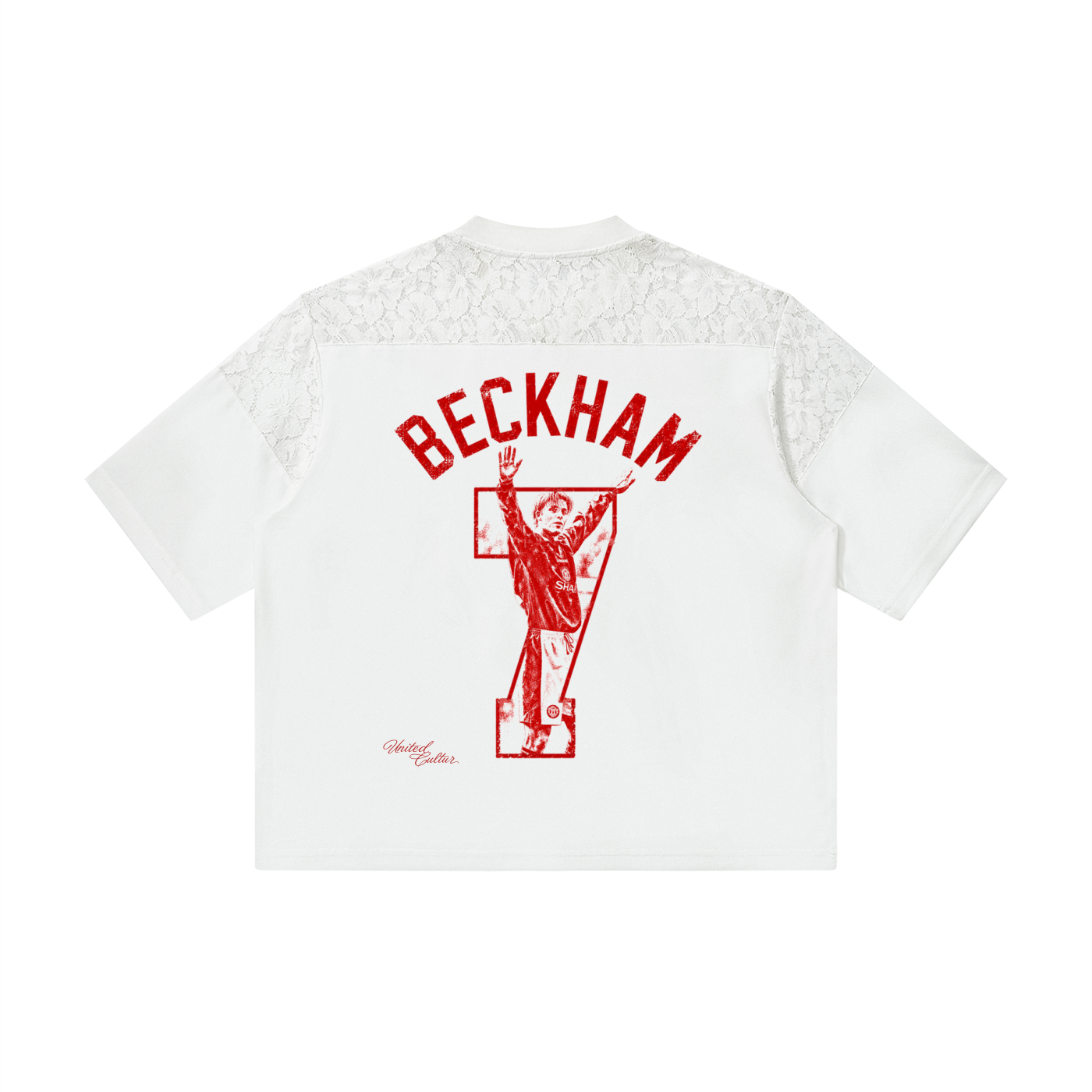 ENGLAND 'BECKS' FLORAL LACE JERSEY